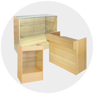 Maple Showcases & Counters