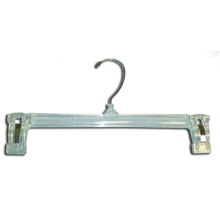 clear Skirt/Pant Hanger-Pinch Grip