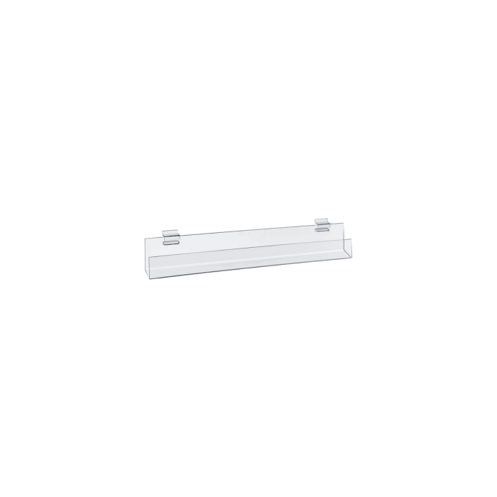 Acrylic Slatwall Tilt Shelf