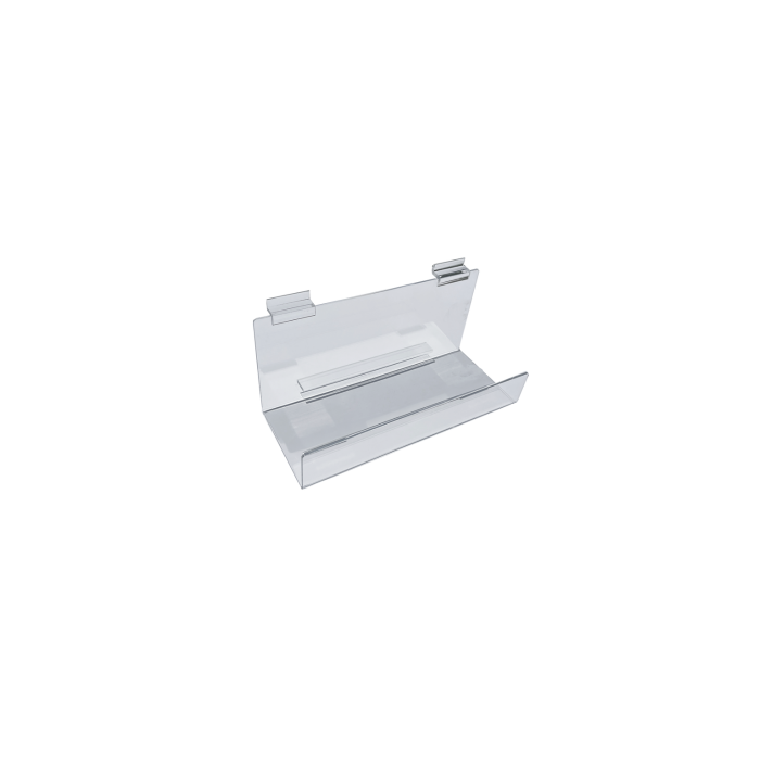 Slatwall Tilt Shelf with Lip