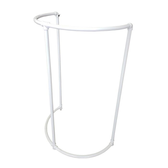 pipeline half round rack white