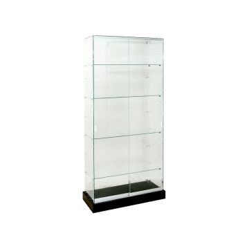 Large Frameless Glass Tower Display