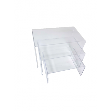 Set of 3 Acrylic Risers - Rectangular