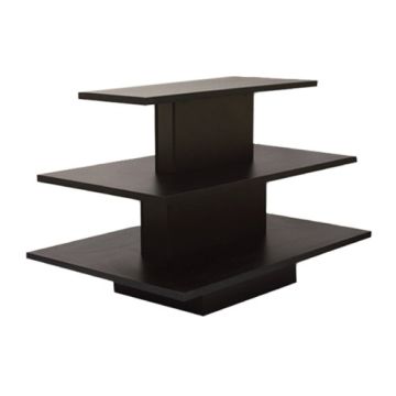 3 Tiered Rectangular Table - Black 