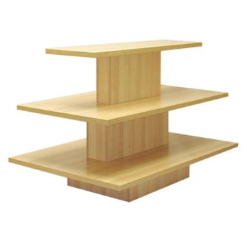 3 Tiered Rectangular Table - Maple