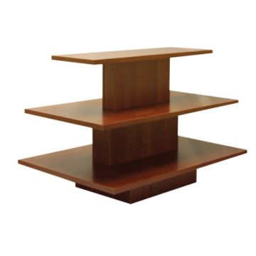 3 Tiered Rectangular Table - Mahogany 