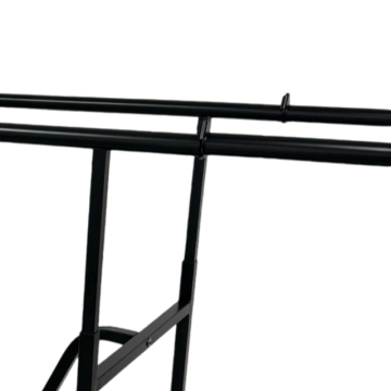 Black Extention Rails for H Rack or Tandem Rack