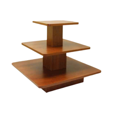 3 Tier Square Table- Cherry