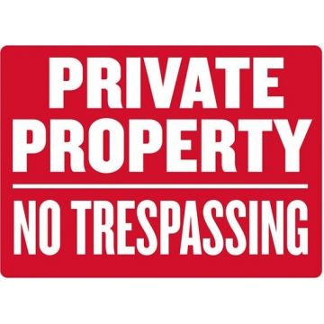 Private Property Sign