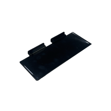 4x10 black acrylic shelf for slatwall