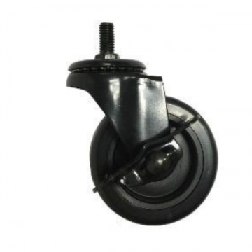 Pipeline 3" Locking Caster Black